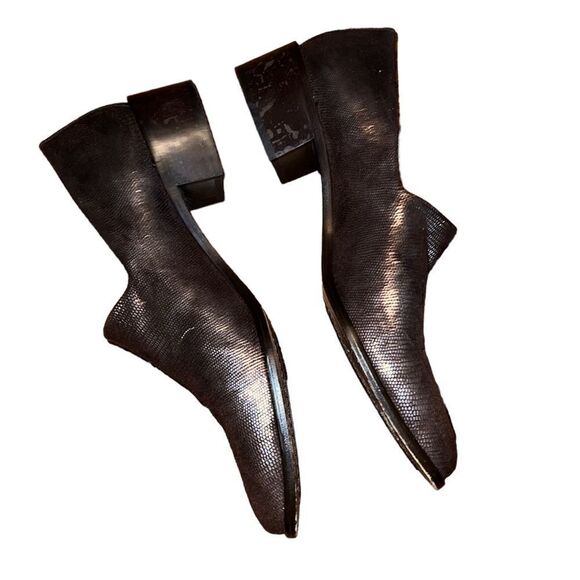 Donald Pliner Brown Metallic Leather 9 1/2 M - Picture 3 of 6